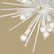 Bessel 15 Light 30 inch Sand White Pendant Ceiling Light